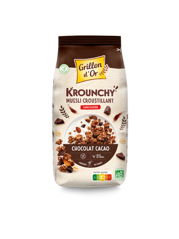 Krounchy chocolat cacao sans gluten