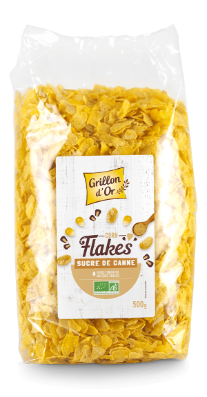 Corn flakes au sucre de canne 500g