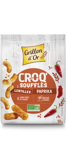 Croq'soufflés lentilles paprika 50g