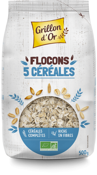 Flocons 5 céréales 500g