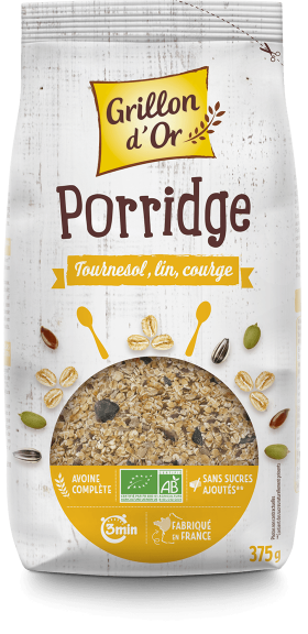 Porridge tournesol lin courge 375g