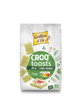 Croq' Toasts Ail & fines herbes