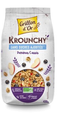 Krounchy Pommes Cassis 450g