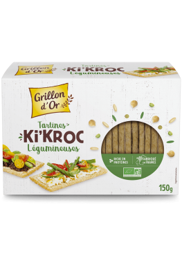 Tartines Ki Kroc légumineuses 150g