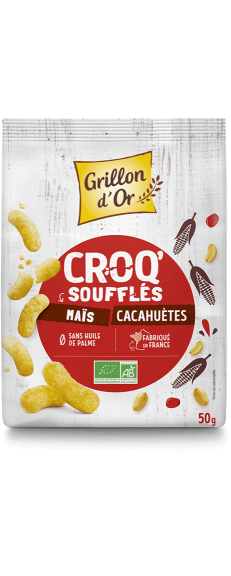 Croq'soufflés maïs cacahuète 50g
