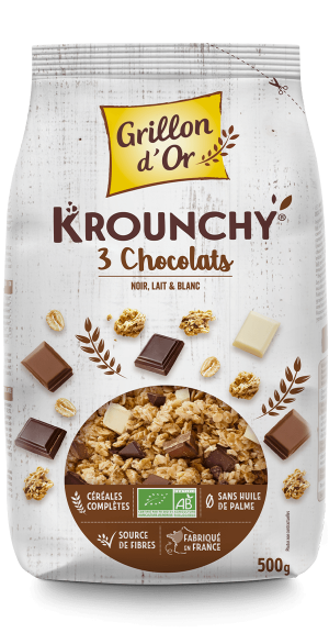 Krounchy 3 chocolats 500g