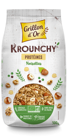 Krounchy Protéines Noisettes 500g