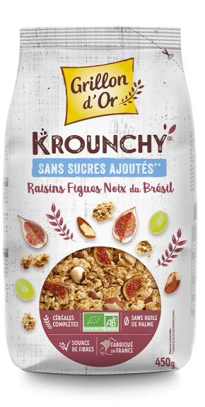 Krounchy Raisins Figues Noix du Brésil 450g