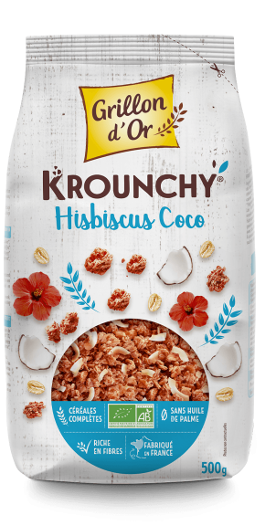 Krounchy hibiscus coco 500g