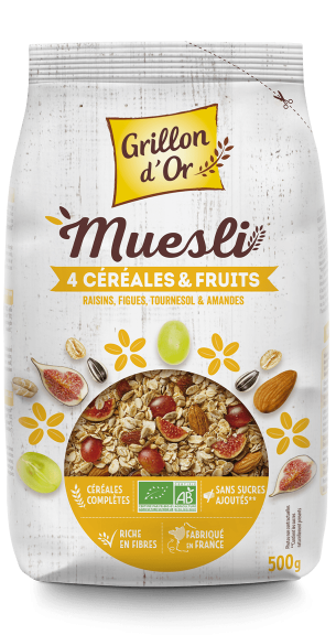 Muesli 4 céréales _ fruits 500g