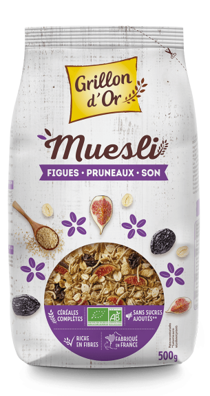 Muesli figues pruneaux son 500g