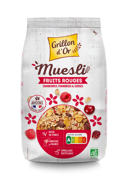 Muesli fruits rouges
