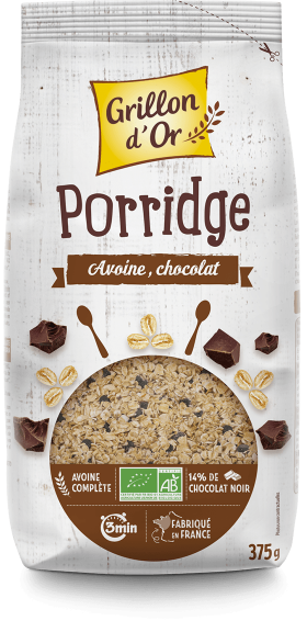 Porridge avoine chocolat 375g