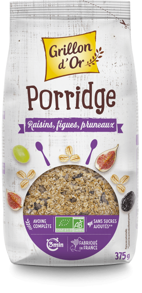Porridge raisins figues pruneaux 375g