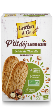 Biscuits P'tit déj sarrasin noisettes 150g