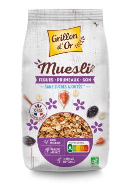 Muesli figues pruneaux son